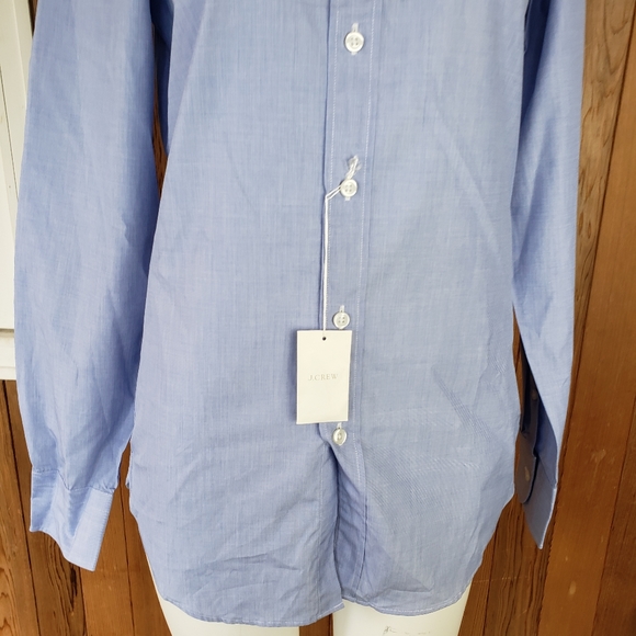 NWT J. Crew Ludlow Slim Fit Light Blue Dress Shirt - Picture 6 of 16